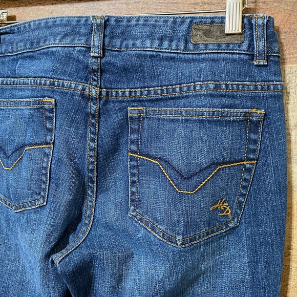 Harley Davidson Slim Bootcut Blue Women's Jeans Size 8 - Picture 12 of 15